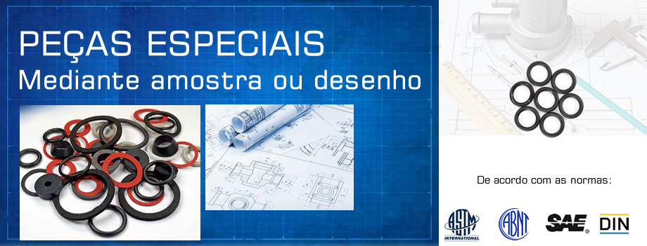 MBO Vedações Anéis O-rings Gaxetas e Retentores